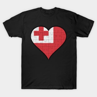 Togan Jigsaw Puzzle Heart Design - Gift for Togan With Tonga Roots T-Shirt